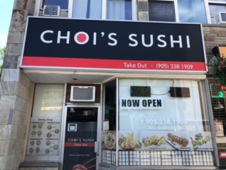 Choi's Sushi Signage