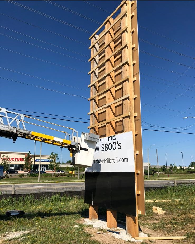 Hoarding Ground Sign