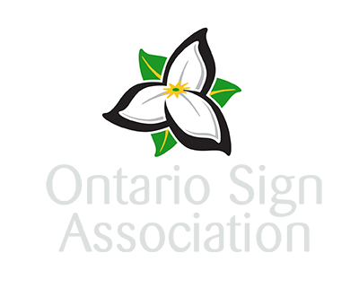 Ontario Sign Association White Text